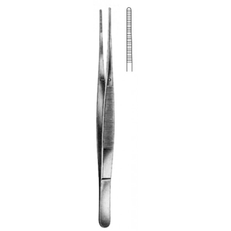 POTTS-SMITH Dressing & Tissue Forceps 1:2 Teeth Straight